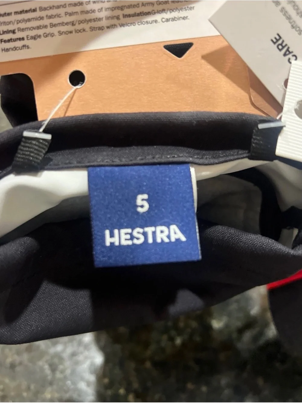 Hestra Unisex Alpine Pro Army Leather Gloves New